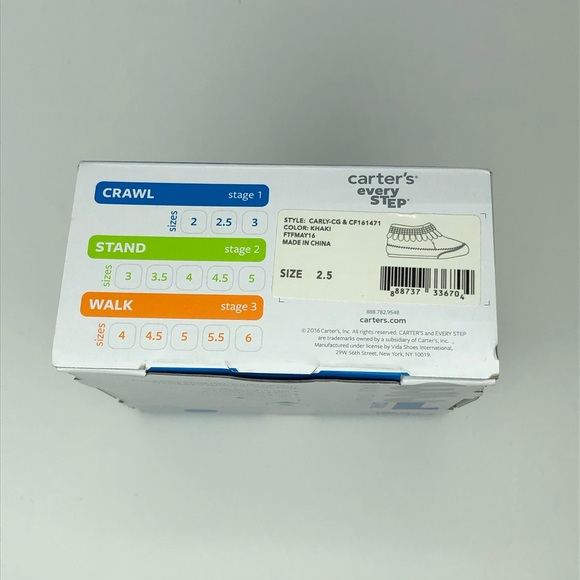 CARTER’S | Every Step Stage 1 Crawling Shoe, Carly - Picture 8 of 8